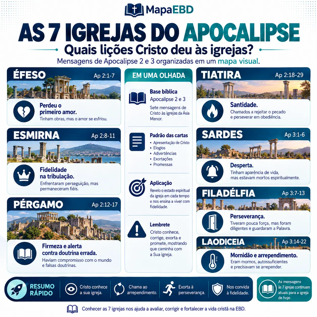 As 7 Igrejas do Apocalipse